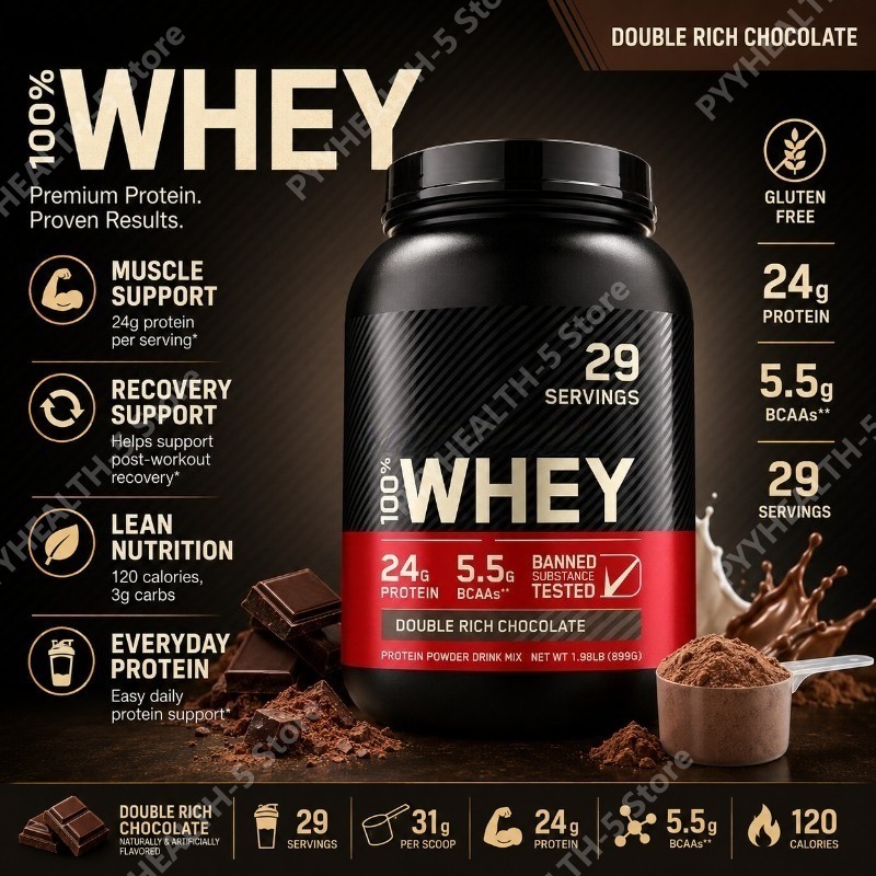 Whey Protein Powder Double Ric - Fitness Nutrition Protein ulasan dan harga