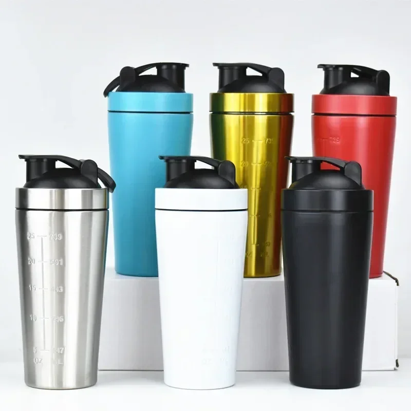 Stainless Steel Protein Shaker - Fitness Nutrition Protein ulasan dan harga