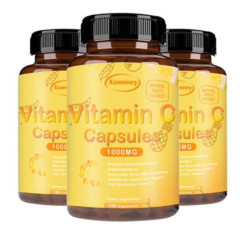 Vitamin C Capsules 1000mg - Im - Zinc Supplement 50Mg ulasan dan harga