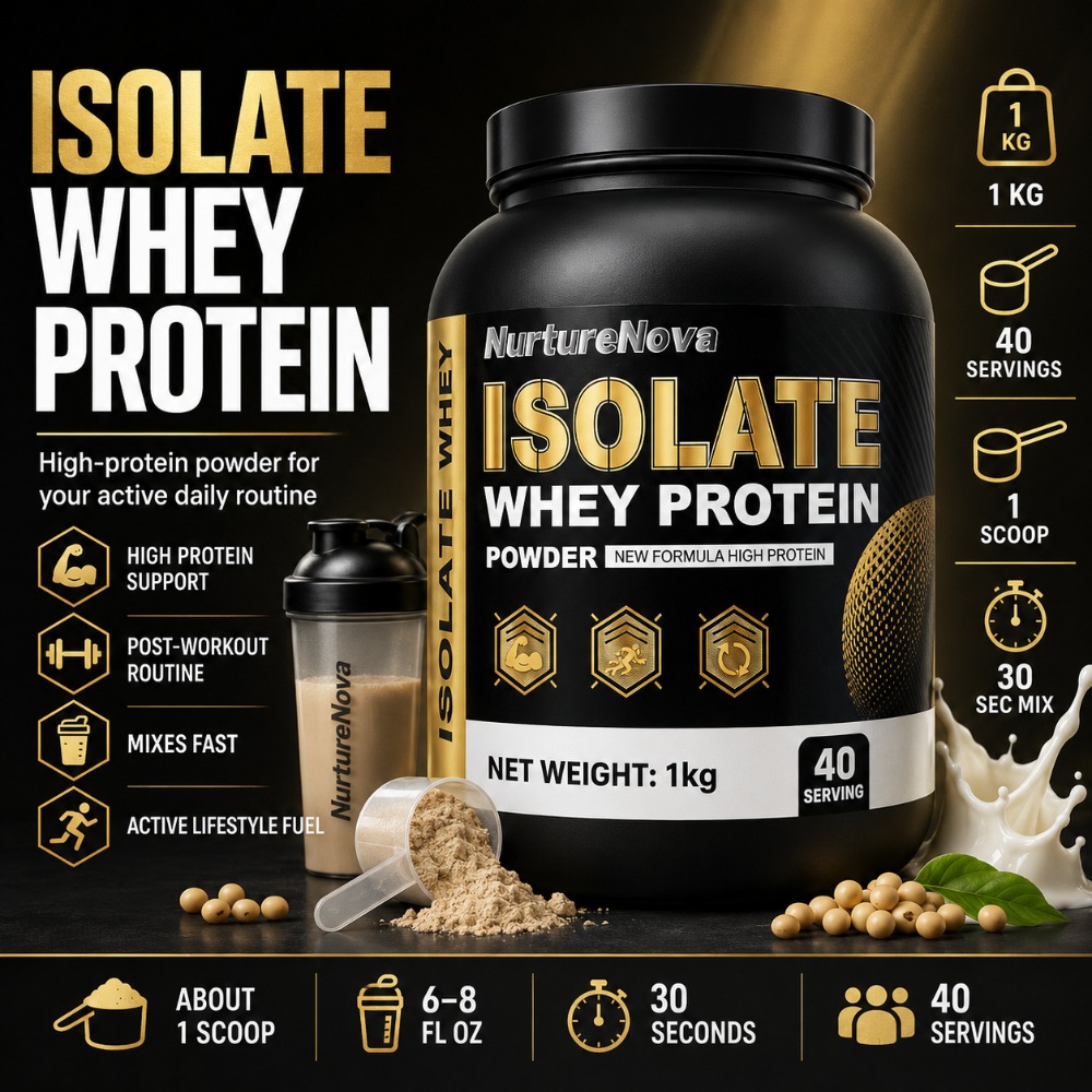 NurtureNova Isolate Whey Prote - Fitness Nutrition Protein ulasan dan harga