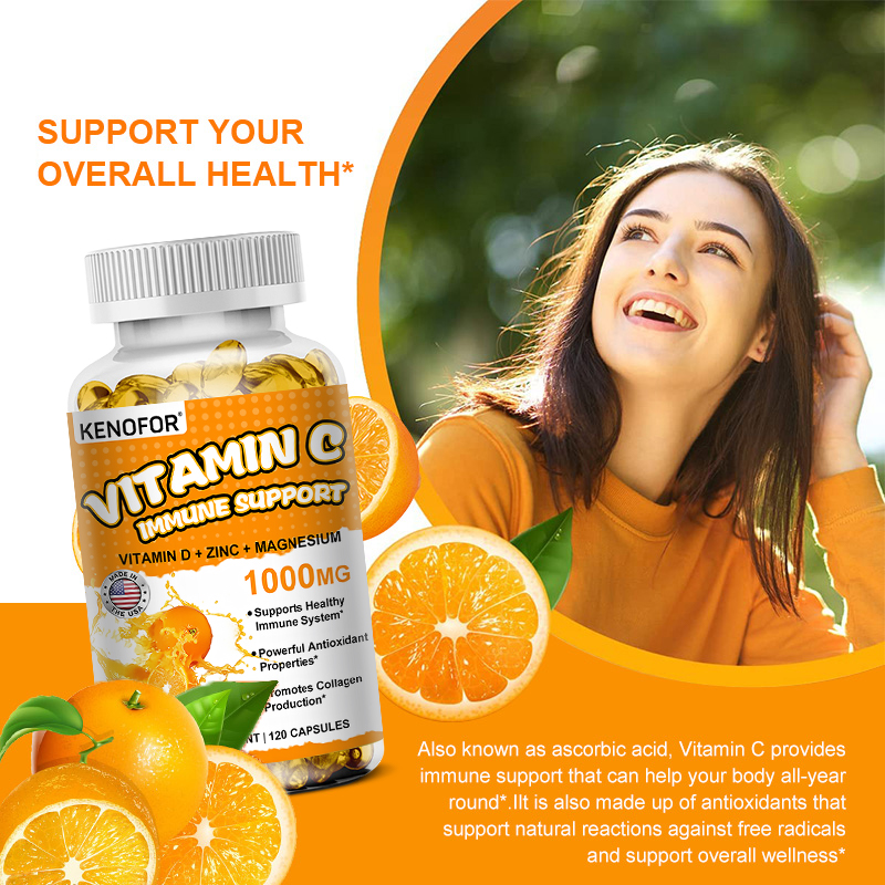 Vitamin C Capsules, Antioxidan - Zinc Supplement 50Mg ulasan dan harga