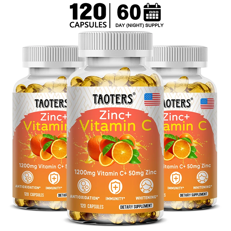Taoters Vitamin C + Zinc Suppl - Zinc Supplement 50Mg ulasan dan harga