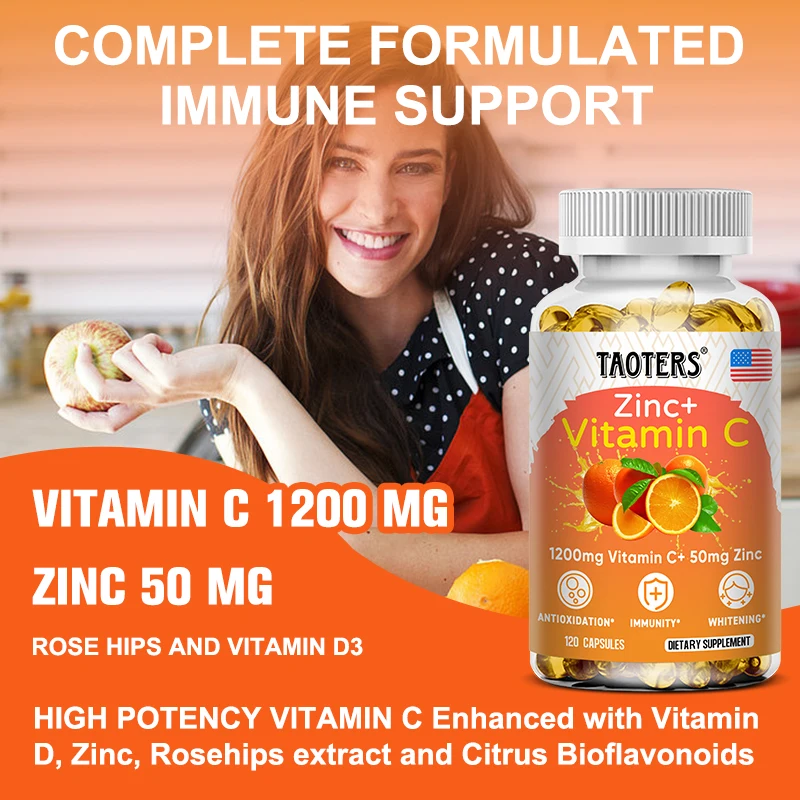 Taoters Vitamin C + Zinc Suppl - Zinc Supplement 50Mg ulasan dan harga
