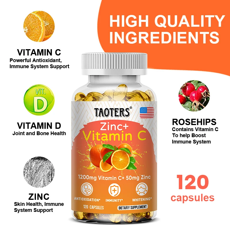 Taoters Vitamin C + Zinc Suppl - Zinc Supplement 50Mg ulasan dan harga