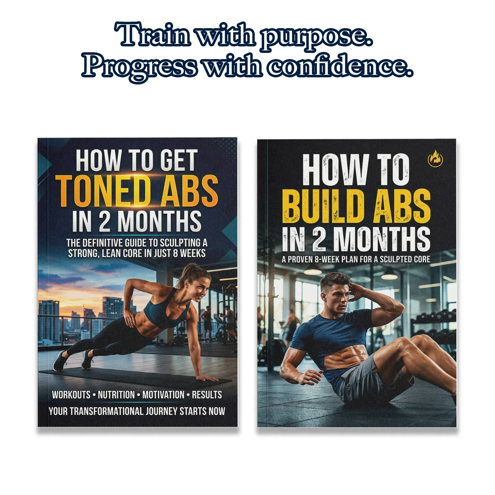 2-Book Abs Training Guide Set  - Nutrition Fitness Plan ulasan dan harga