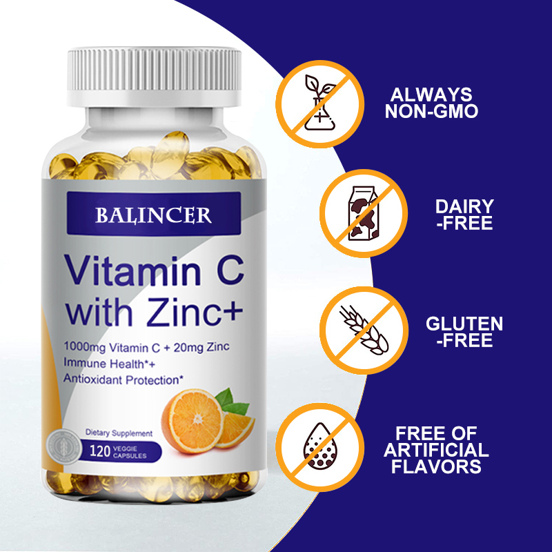Vitamin C with Zinc, Bioavaila - Zinc Supplement 50Mg ulasan dan harga