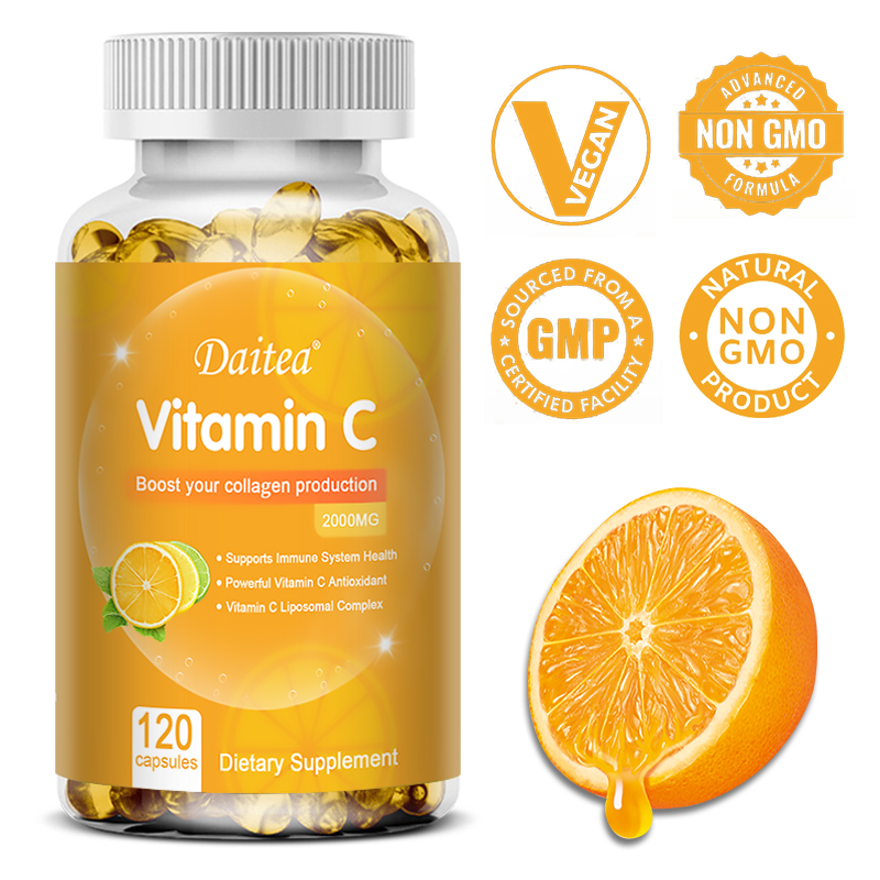 Vitamin C Capsules - 2000mg, P - Zinc Supplement 50Mg ulasan dan harga