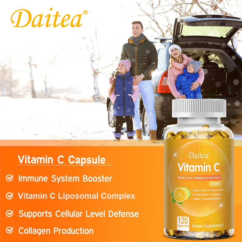 Vitamin C Capsules - 2000mg, P - Zinc Supplement 50Mg ulasan dan harga