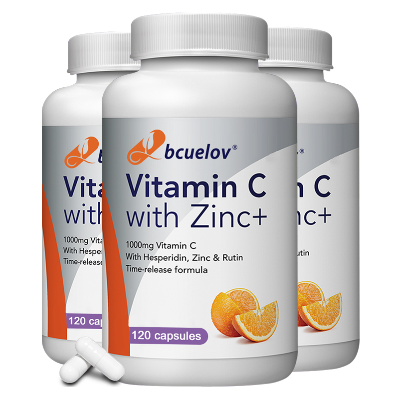 Organic Vitamin C + Zinc Capsu - Zinc Supplement 50Mg ulasan dan harga