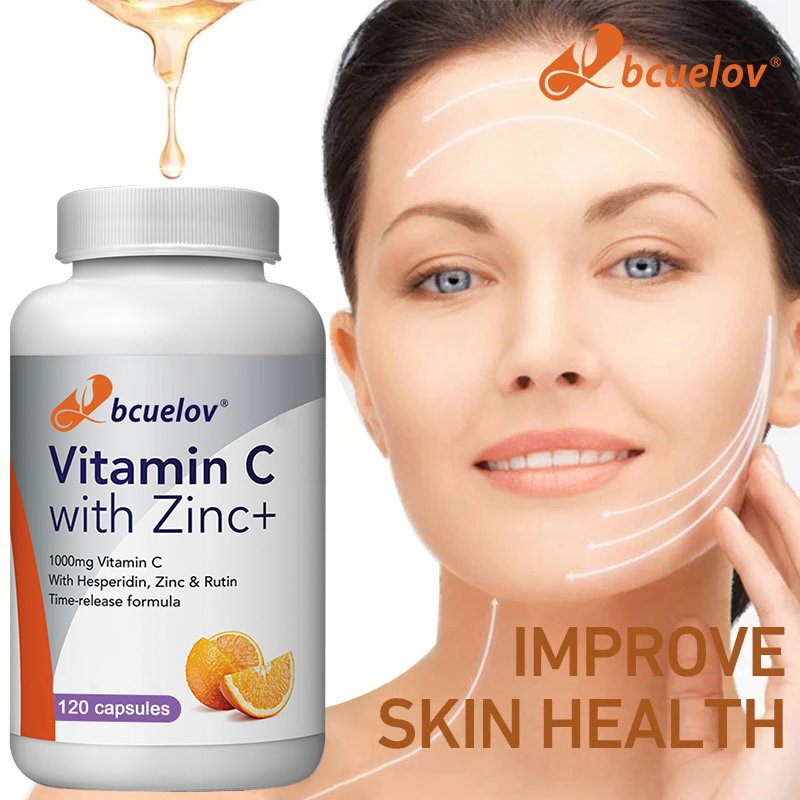 Organic Vitamin C + Zinc Capsu - Zinc Supplement 50Mg ulasan dan harga