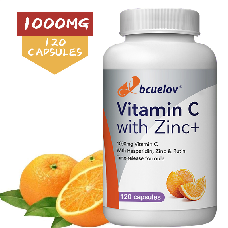 Organic Vitamin C + Zinc Capsu - Zinc Supplement 50Mg ulasan dan harga