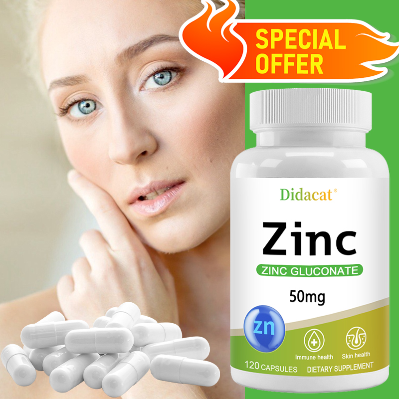 Zinc Gluconate Capsules 50MG,  - Zinc Supplement 50Mg ulasan dan harga