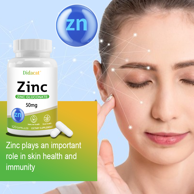 Zinc Gluconate Capsules 50MG,  - Zinc Supplement 50Mg ulasan dan harga