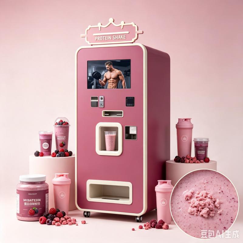 Protein Shake Vending Machine  - Fitness Nutrition Protein ulasan dan harga