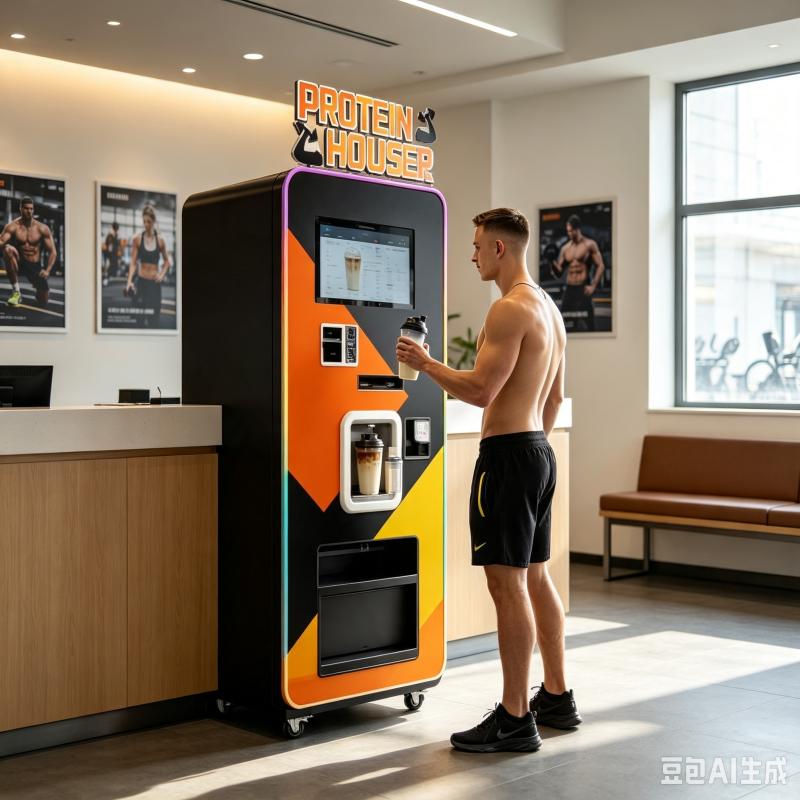Automatic Protein Shake Vendin - Fitness Nutrition Protein ulasan dan harga