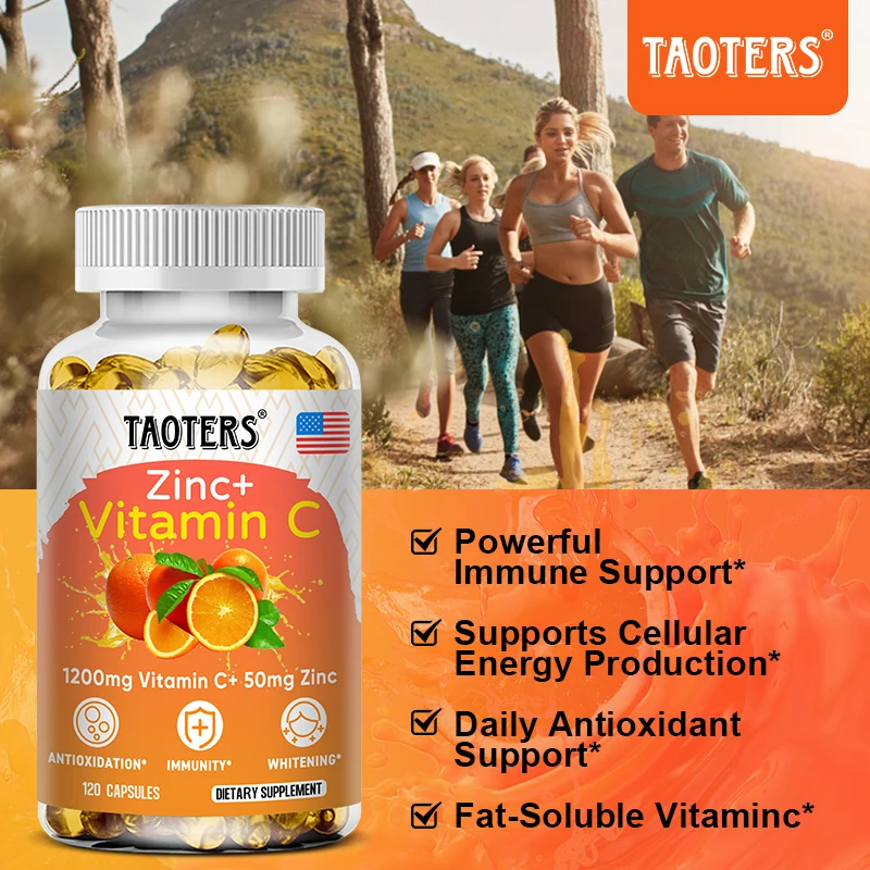 1200 Mg Vitamin C Capsules - w - Zinc Supplement 50Mg ulasan dan harga