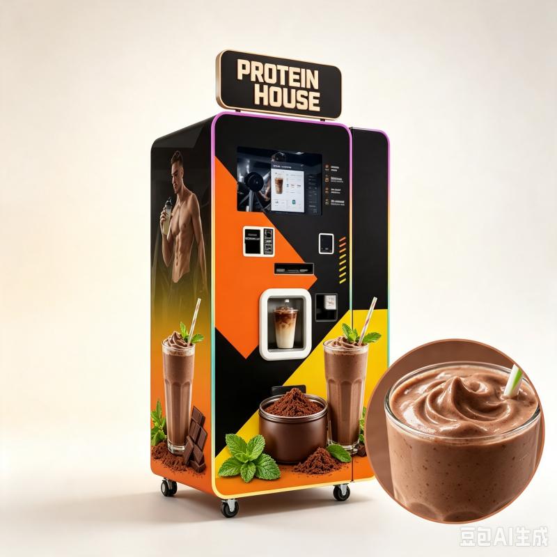 Automatic Protein Shake Vendin - Fitness Nutrition Protein ulasan dan harga