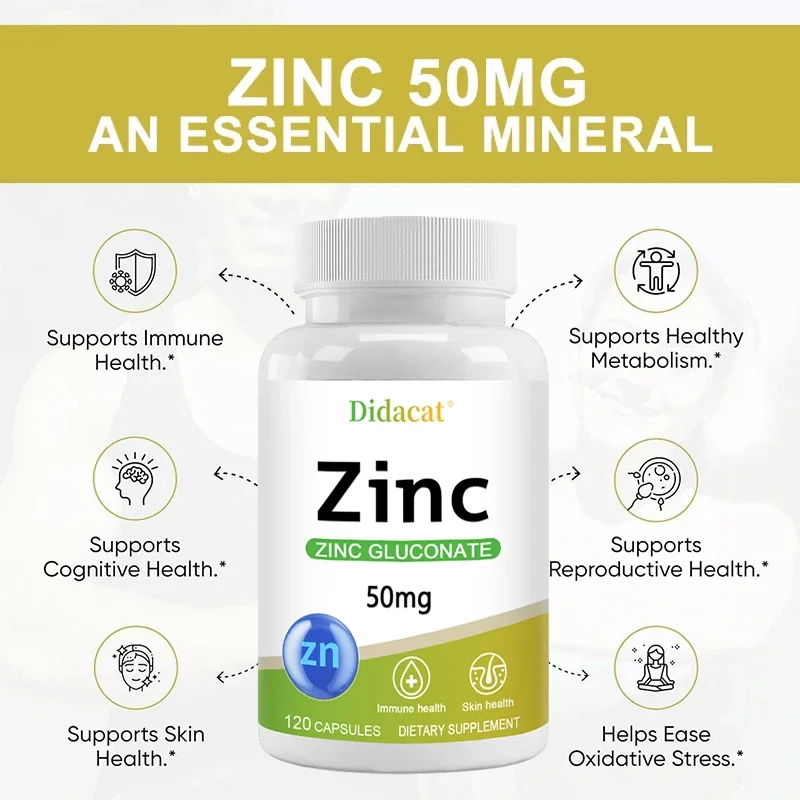 Zinc 50 Mg - with Zinc Glucona - Zinc Supplement 50Mg ulasan dan harga